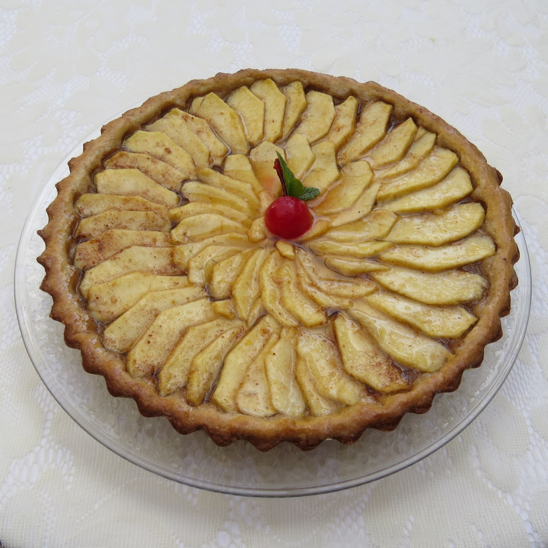 Recette Tarte aux pommes et à la cannelle recette desserts et gateaux